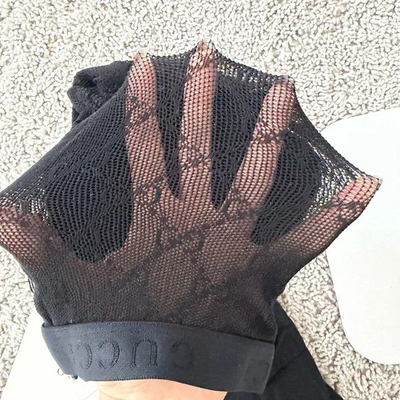 Gucci Black interlocking GG tights - Picture 5 of 8